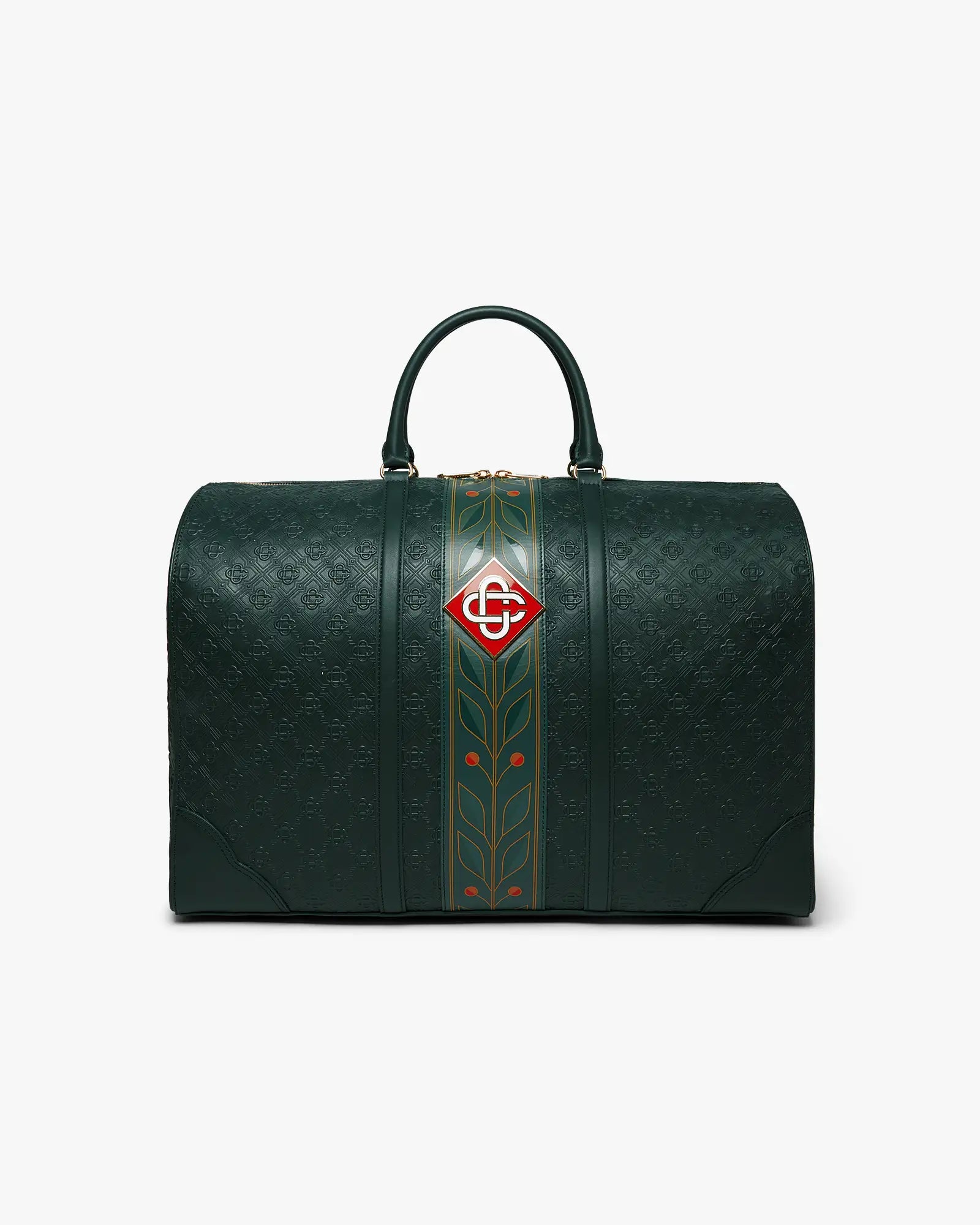 Green Monogram Weekender Bag