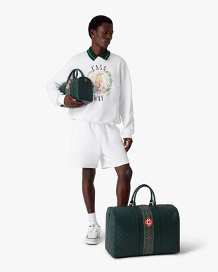 Green Monogram Weekender Bag