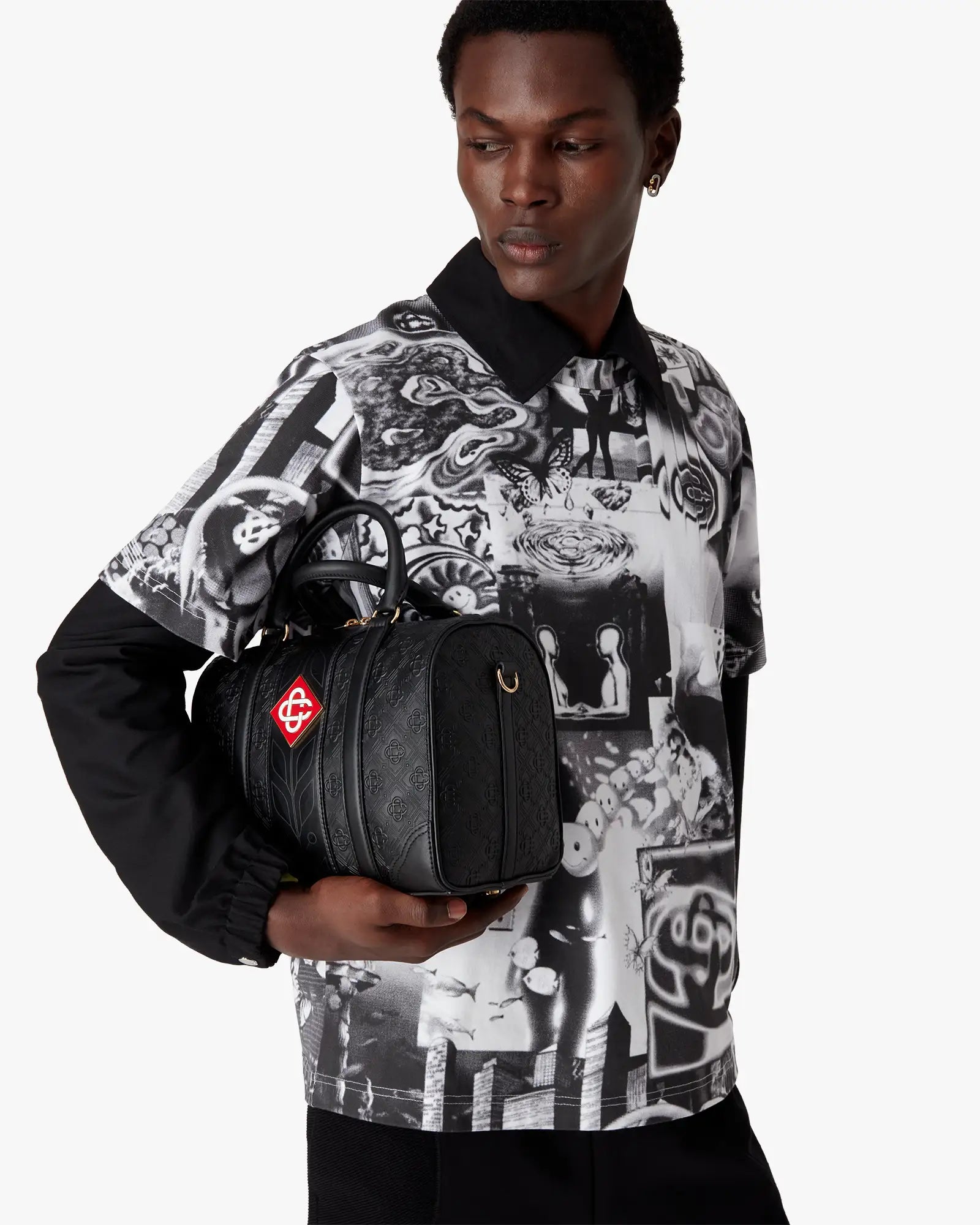 Black Mini Monogram Weekender Bag