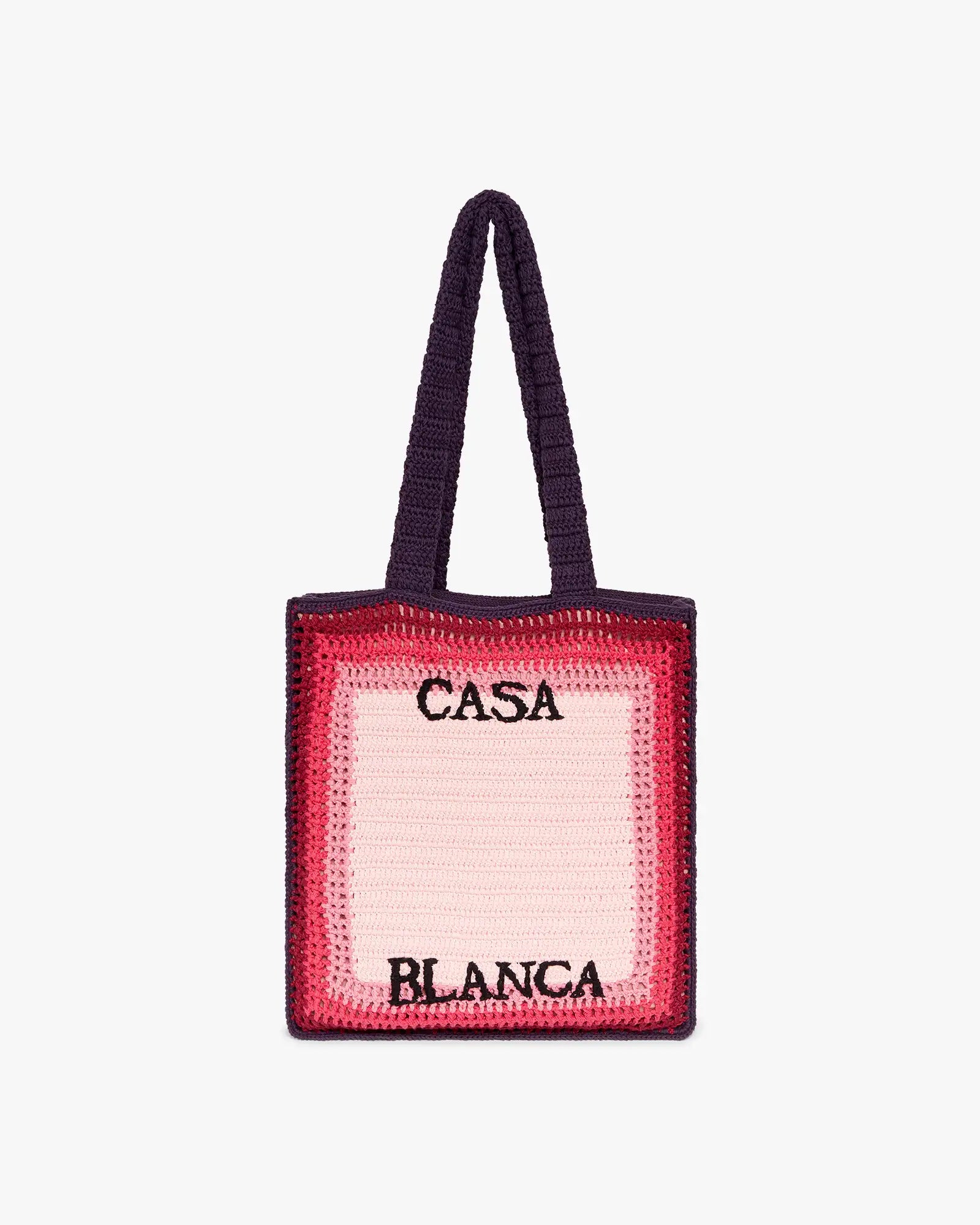 Pink Crochet Bag