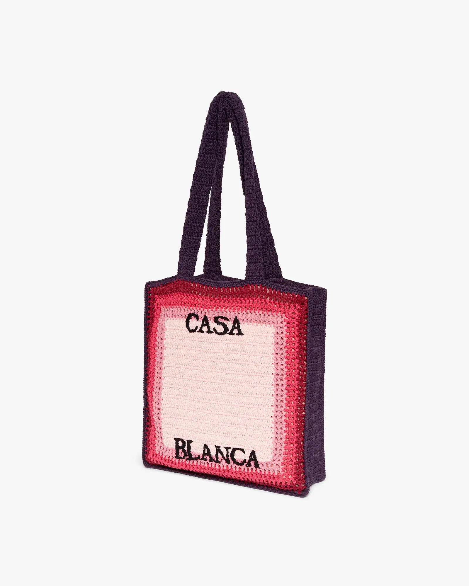 Pink Crochet Bag