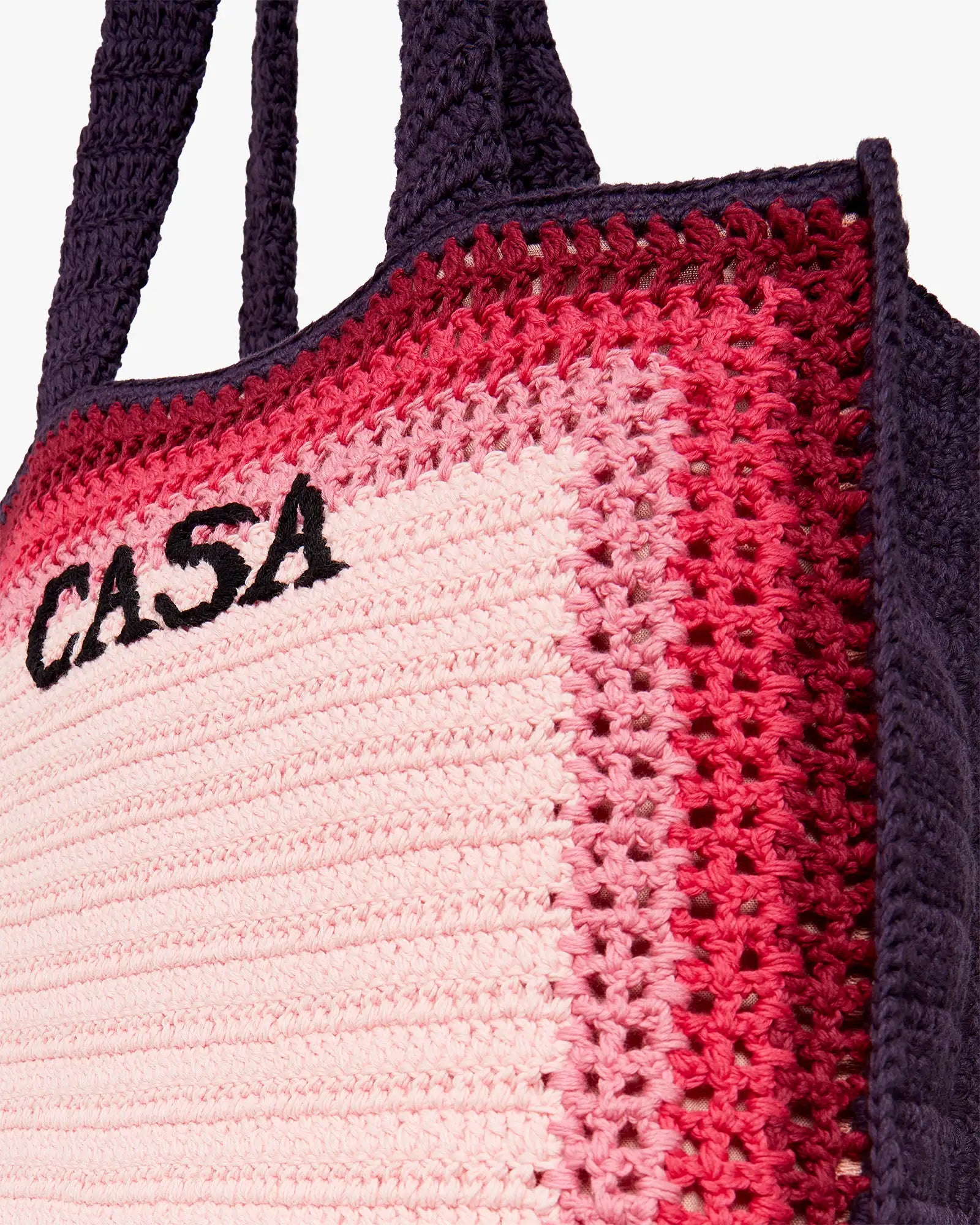 Pink Crochet Bag