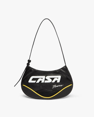 Black Slim Biker Bag