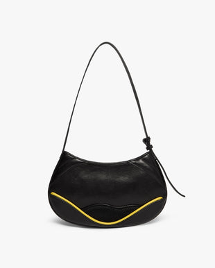 Black Slim Biker Bag