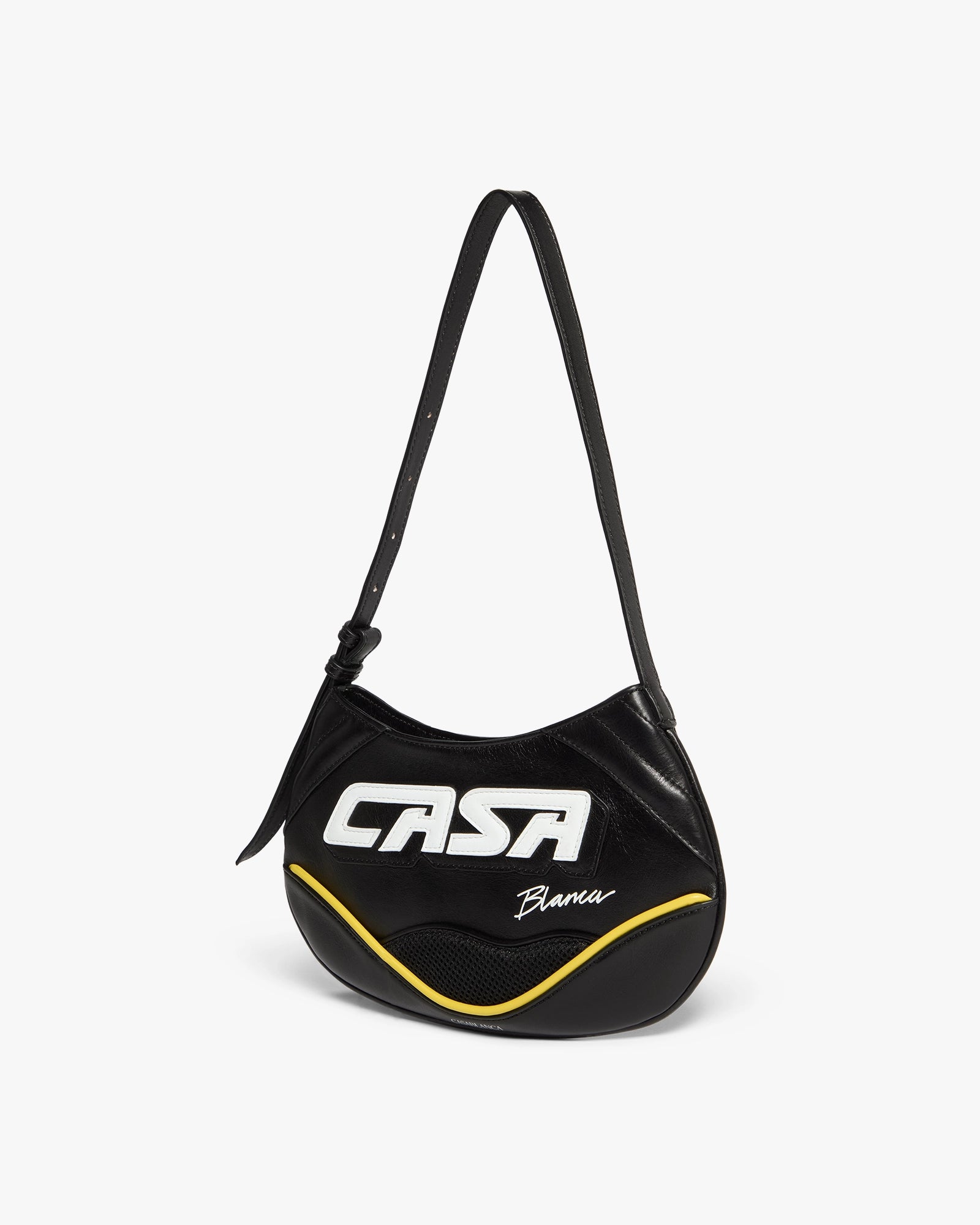 Black Slim Biker Bag