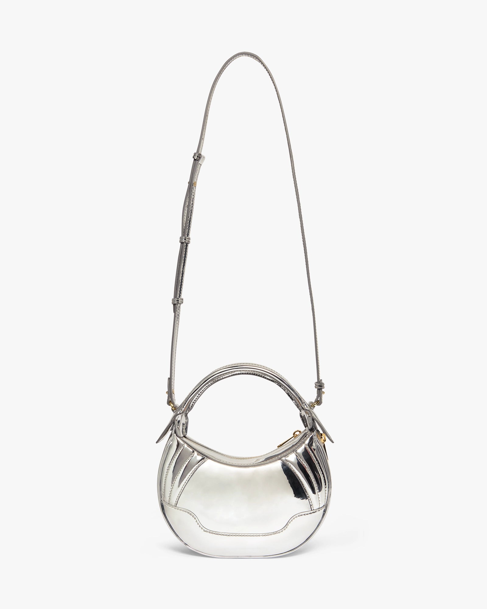Silver Biker Bag