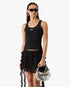 Silver Biker Bag