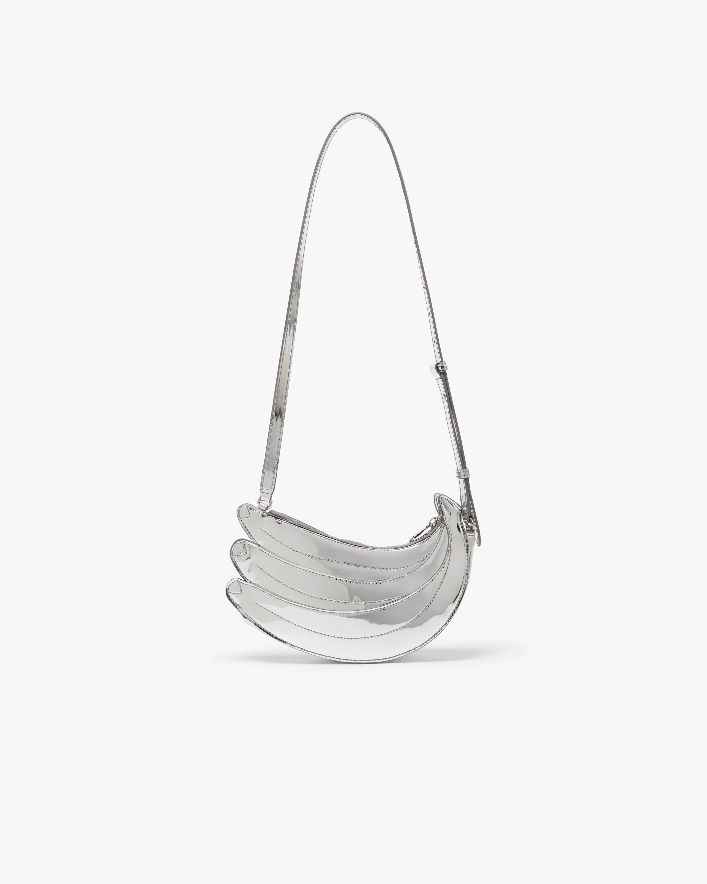 Silver Banana Bag