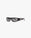 Black Warped Sport Sunglasses