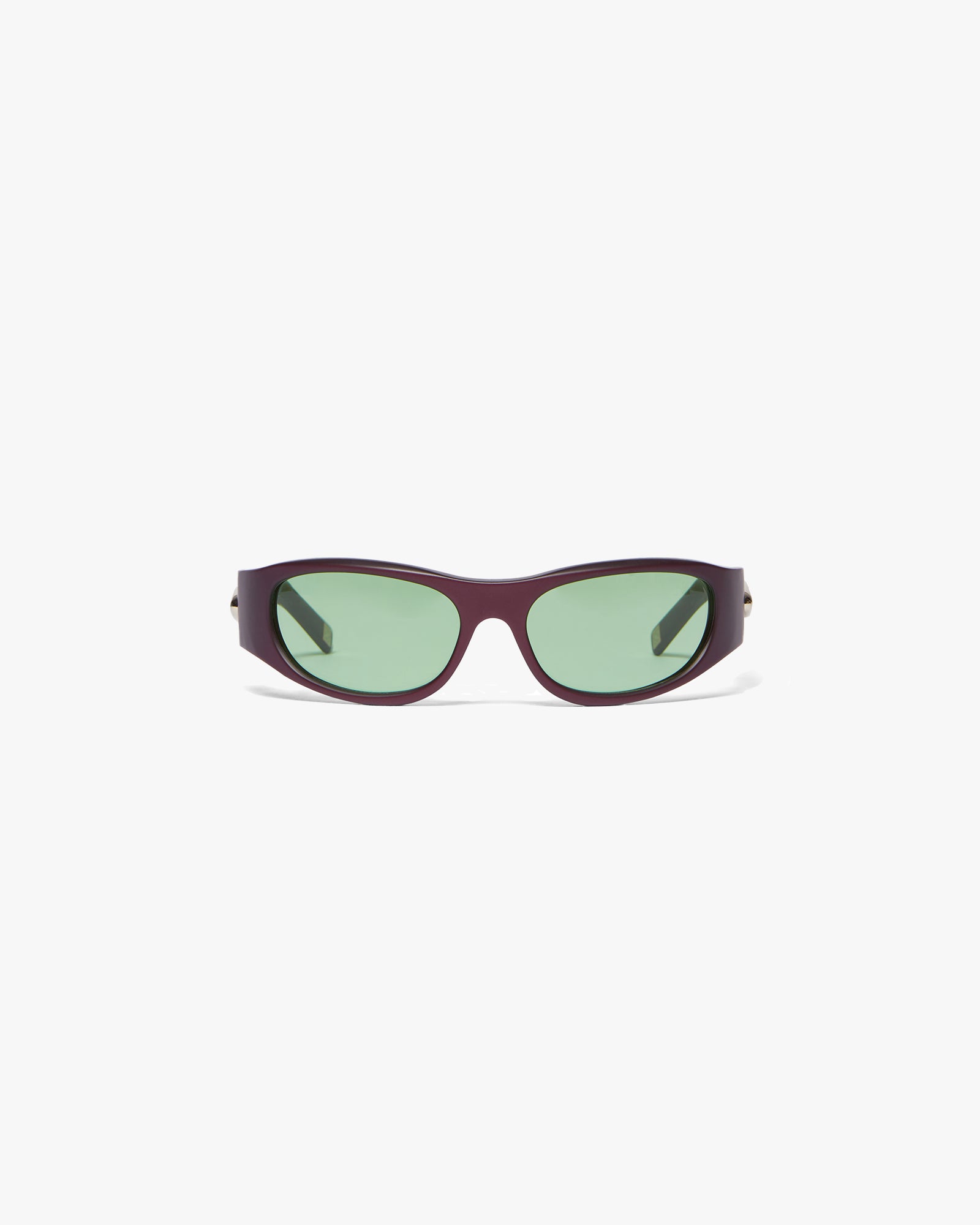 Purple Warped Sport Sunglasses