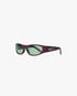 Purple Warped Sport Sunglasses