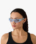 Blue Warped Sport Sunglasses