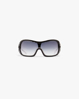 Black Outline Shield Sunglasses