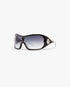 Black Outline Shield Sunglasses