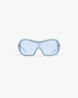 Blue Outline Shield Sunglasses