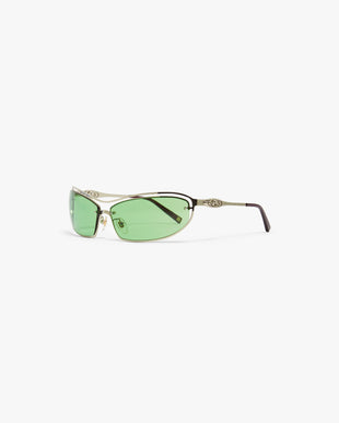 Green Spiral Sunglasses