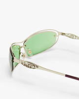 Green Spiral Sunglasses