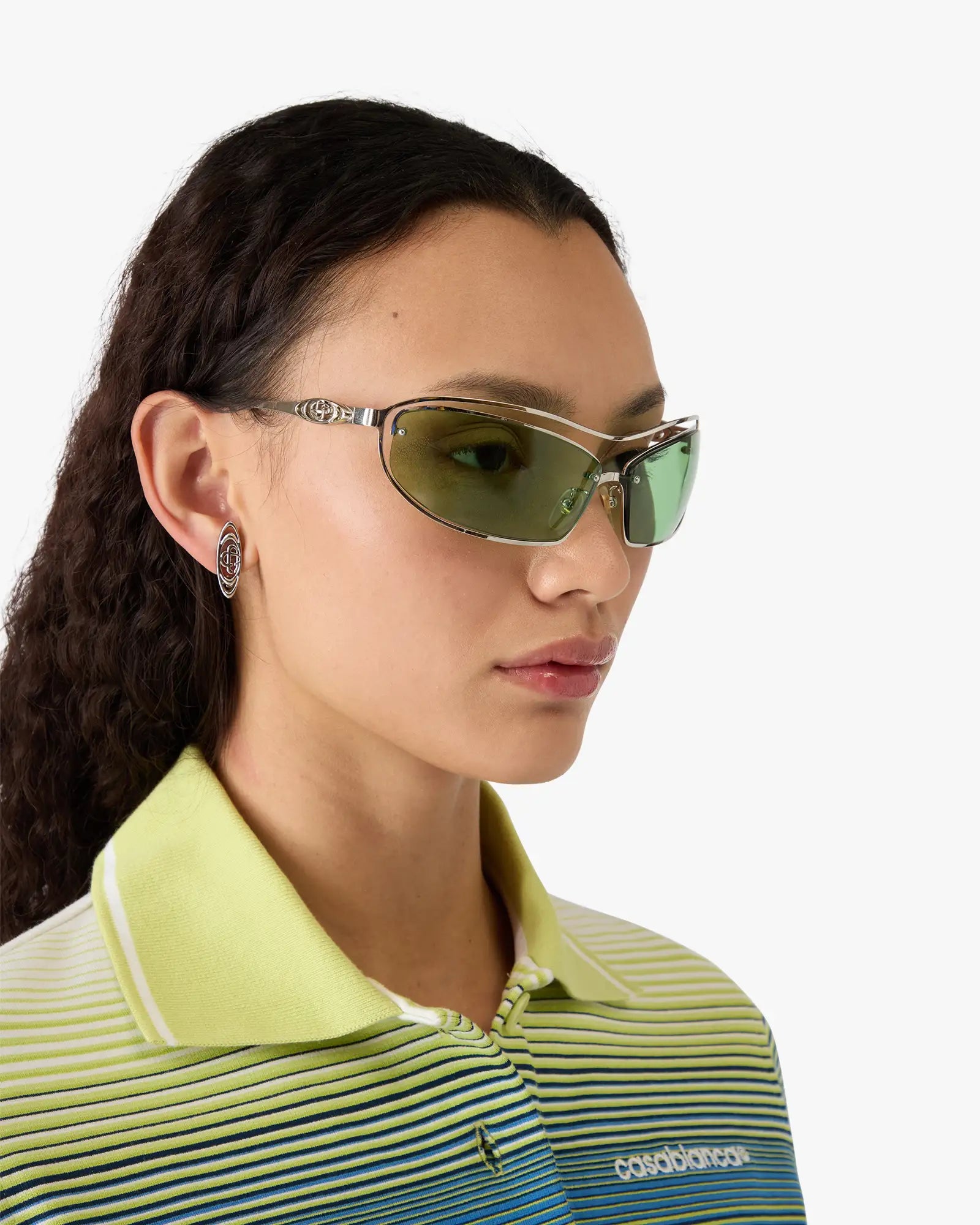 Green Spiral Sunglasses