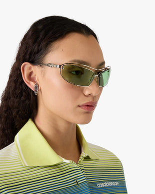 Green Spiral Sunglasses