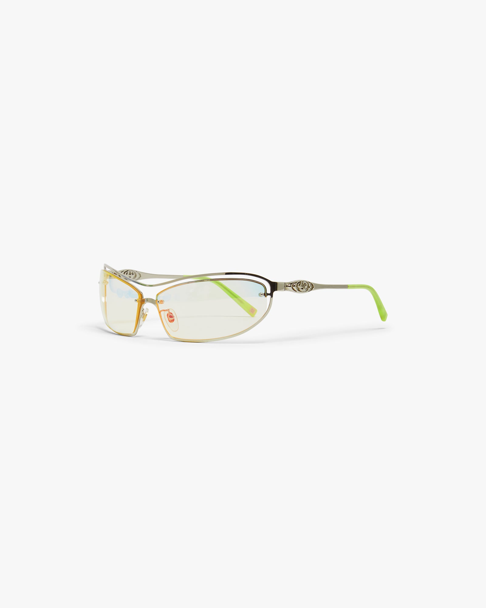 Lime Spiral Sunglasses