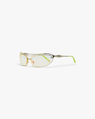 Lime Spiral Sunglasses