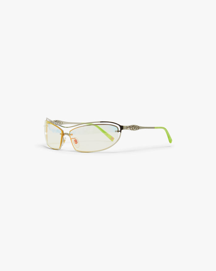 Lime Spiral Sunglasses