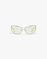 Lime Outline Sport Sunglasses