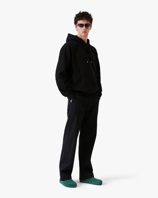 Dark Green Leather Outdoor Mule