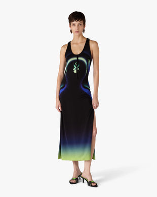 Black Heeled Mule Sandals