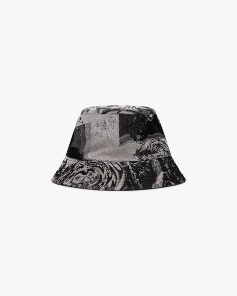 Rave Collage Denim Bucket Hat | Casablanca Paris