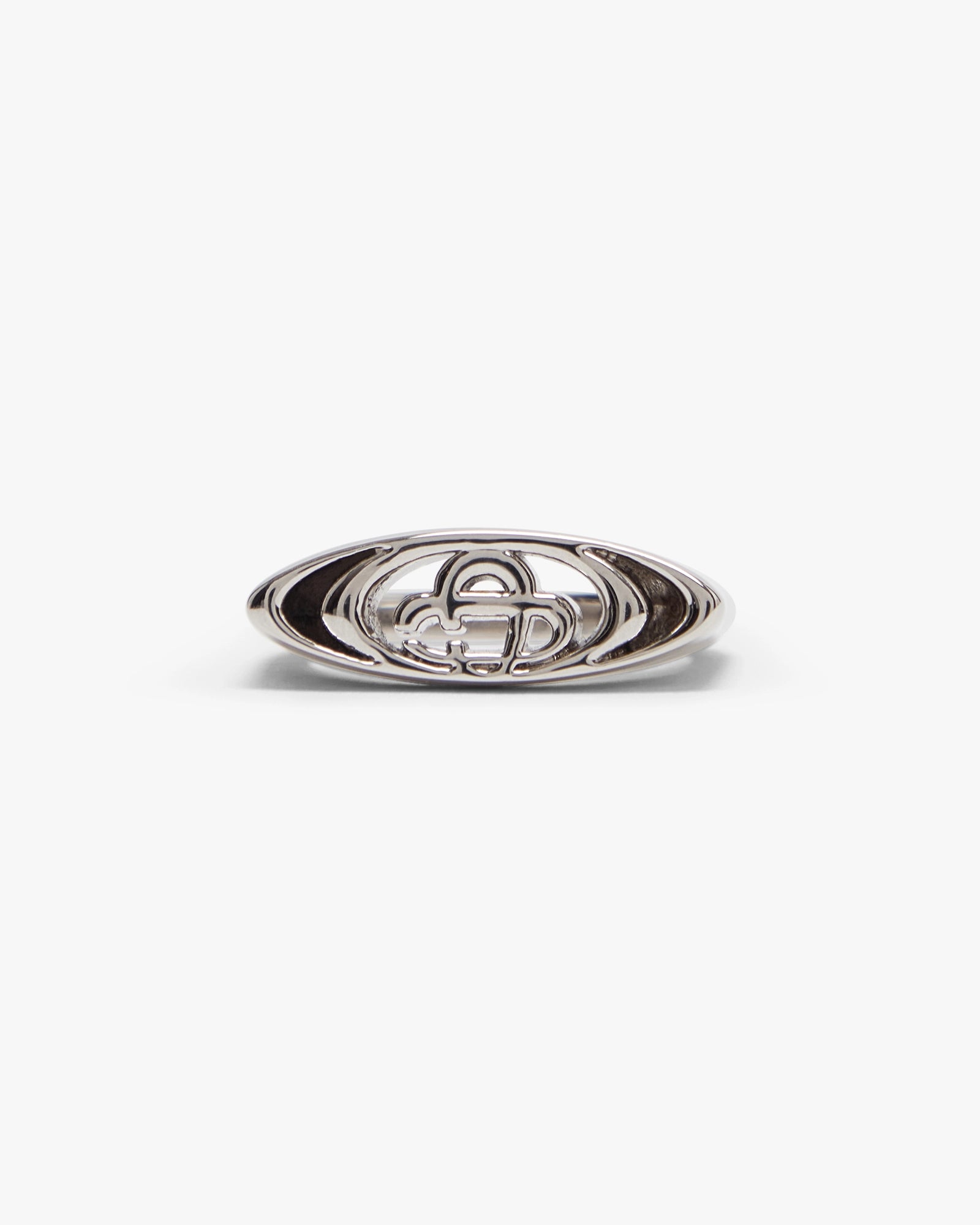 Ripple Logo Signet Ring
