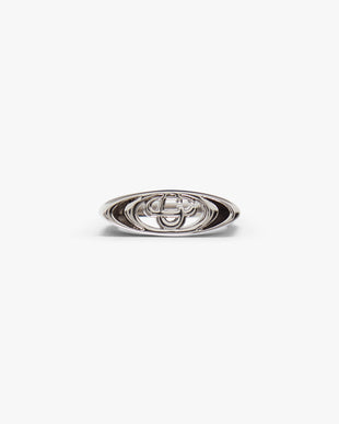 Ripple Logo Signet Ring