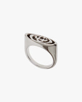 Ripple Logo Signet Ring