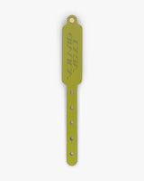Green & Gold Leather Wristband
