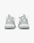 Women's Silver Leather Court Sneakers