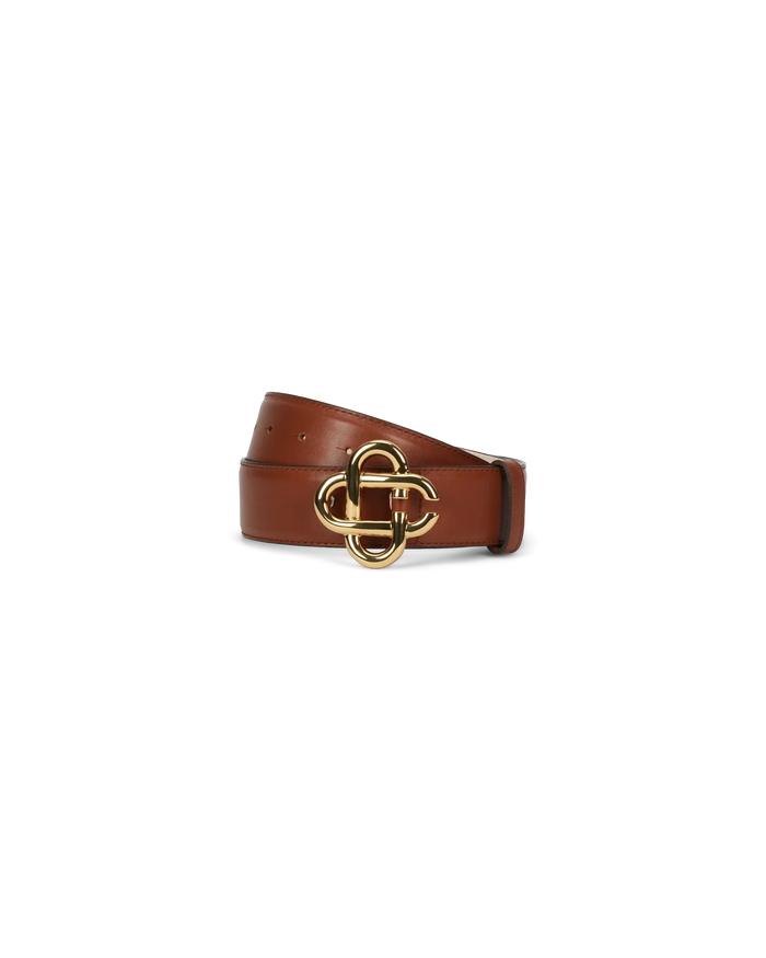 Womens Cinnamon Leather Belt