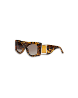 Gold & Brown The Magazine Sunglasses