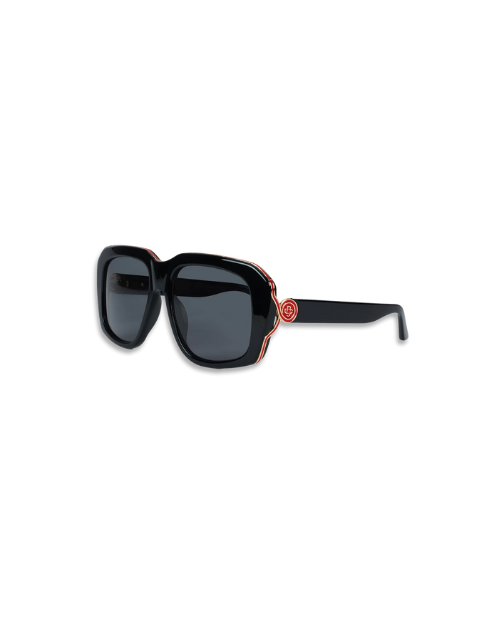 Black & Red The Casino Sunglasses