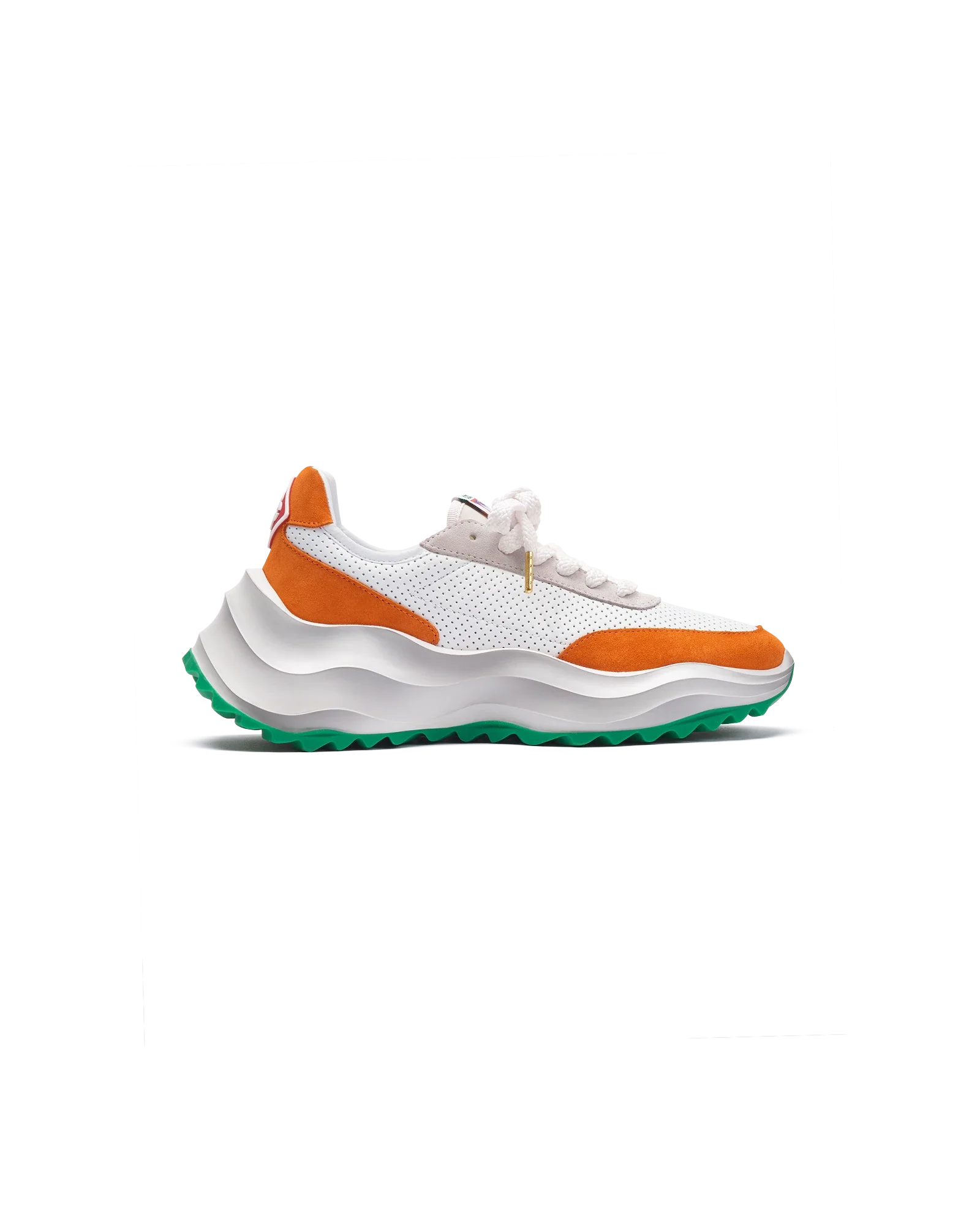 Men's Atlantis White & Clay Orange Sneaker