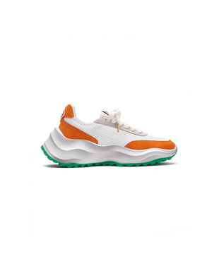 Men's Atlantis White & Clay Orange Sneaker