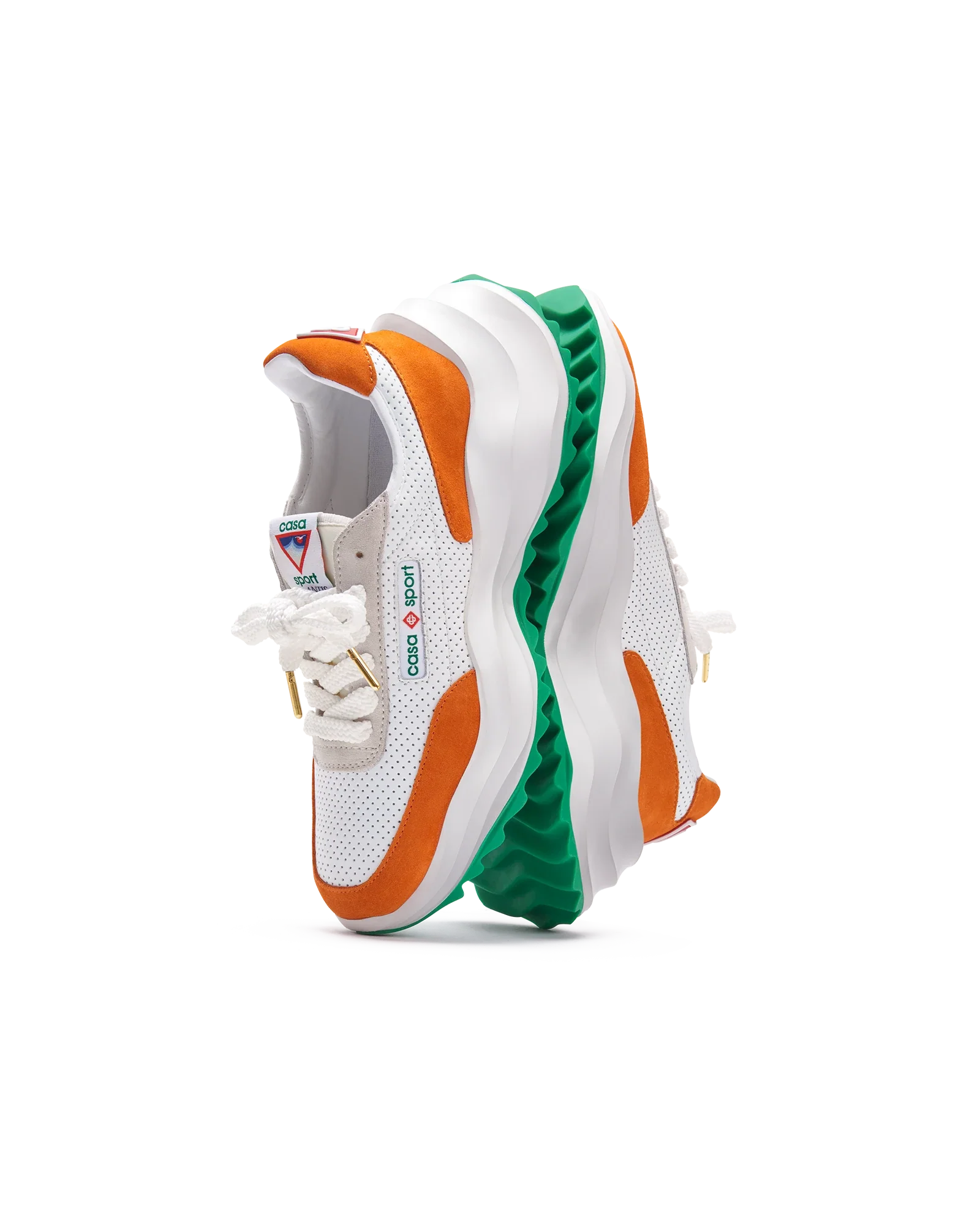 Men's Atlantis White & Clay Orange Sneaker
