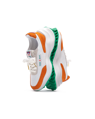 Men's Atlantis White & Clay Orange Sneaker