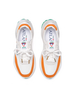 Womens Atlantis White & Clay Orange Sneaker