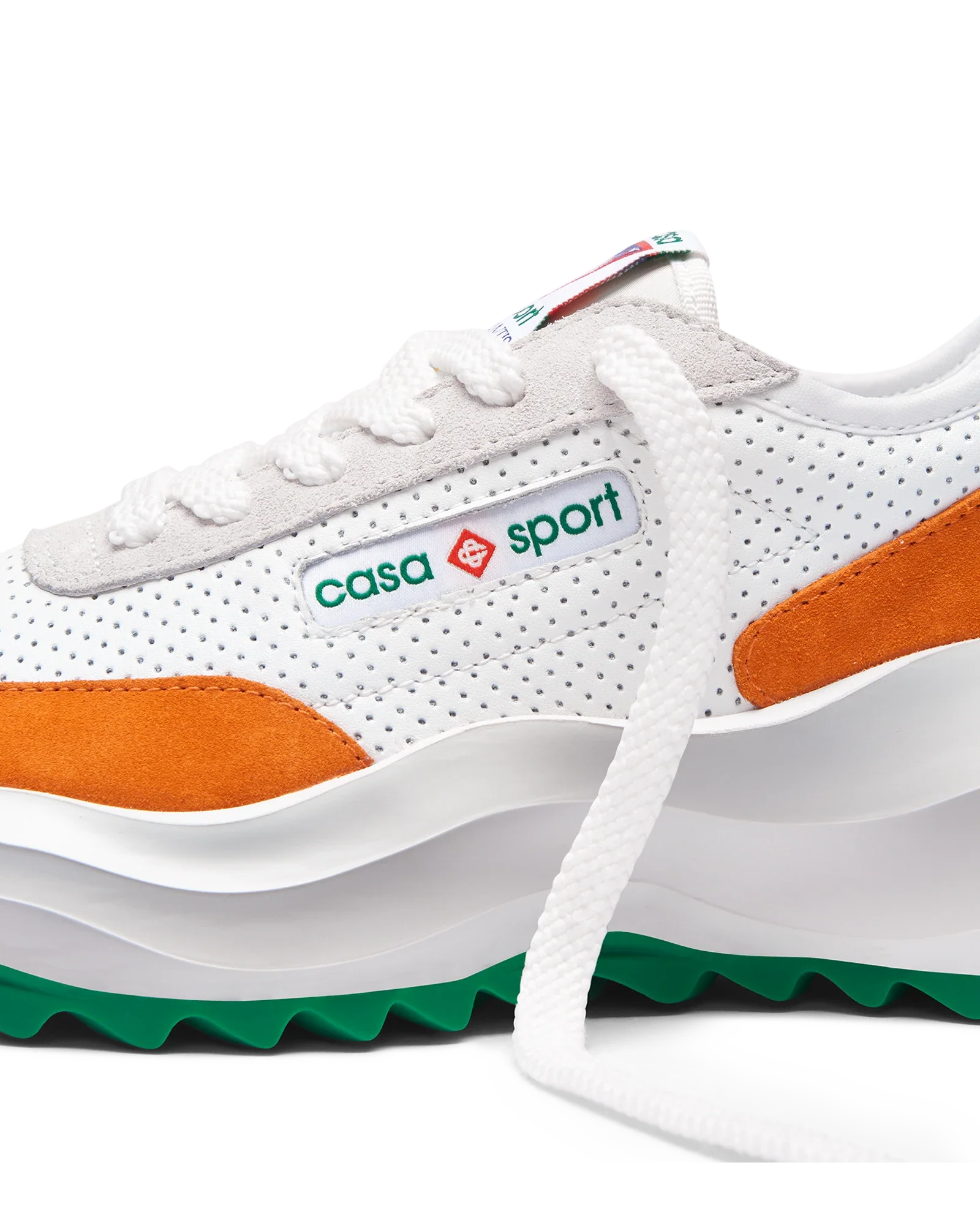 Men's Atlantis White & Clay Orange Sneaker