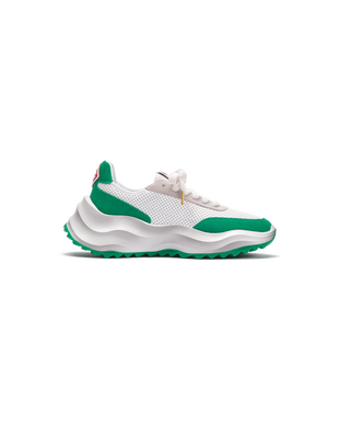 Men's Atlantis White & Tennis Green Sneaker