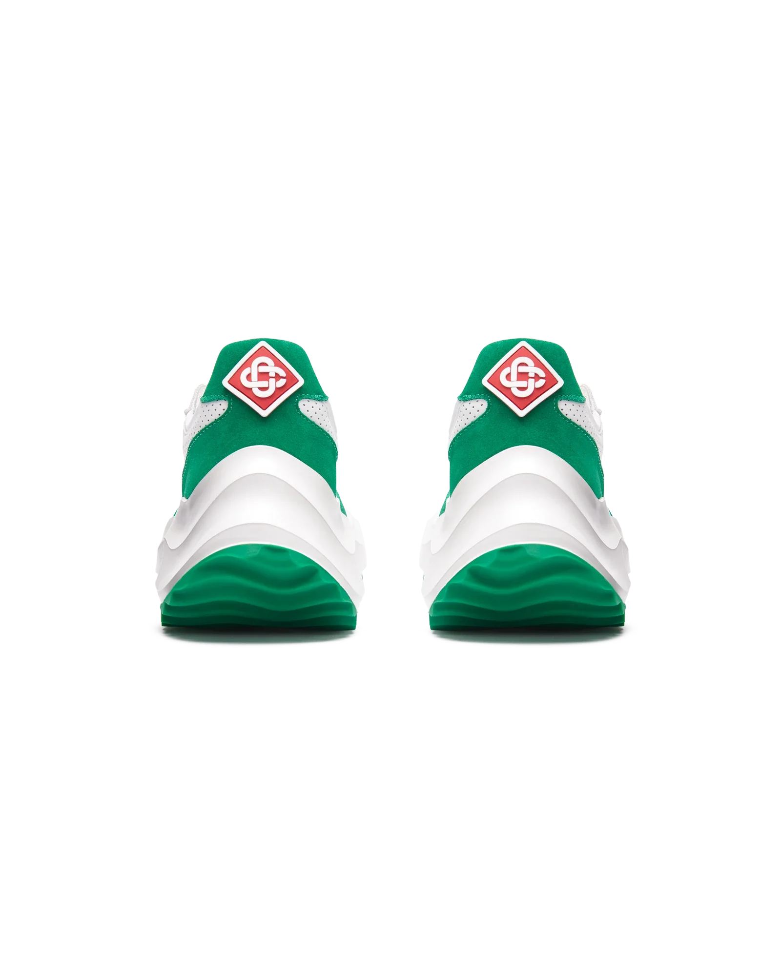 Men's Atlantis White & Tennis Green Sneaker