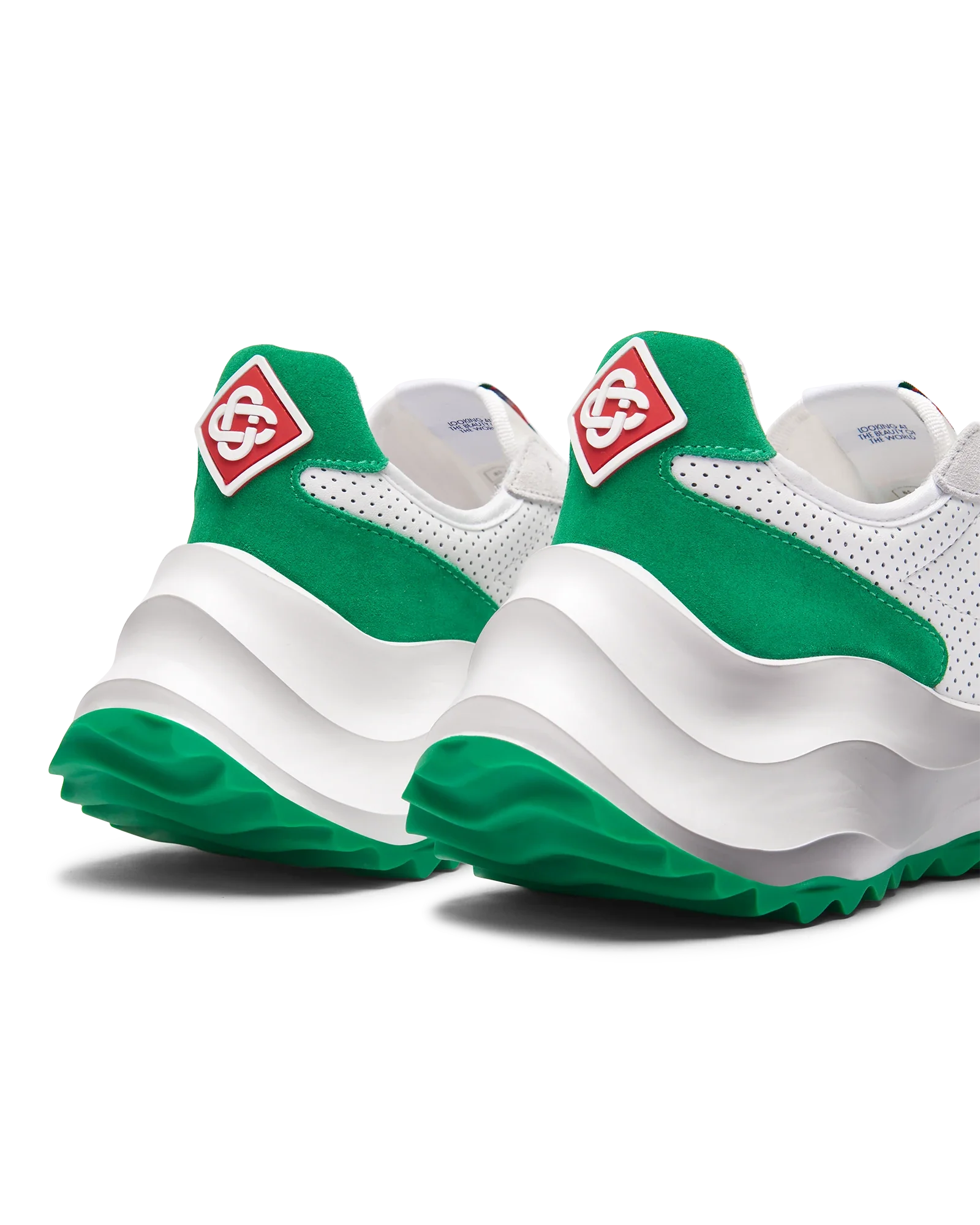Men's Atlantis White & Tennis Green Sneaker
