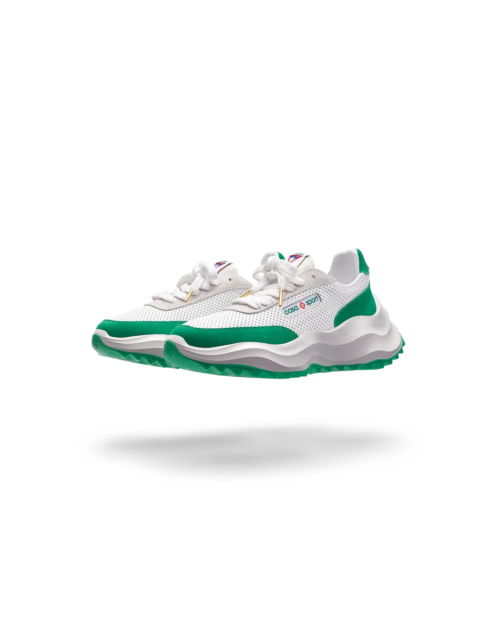 Women's Atlantis White & Tennis Green Sneaker