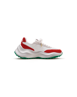 Womens Atlantis White & Red Sneaker