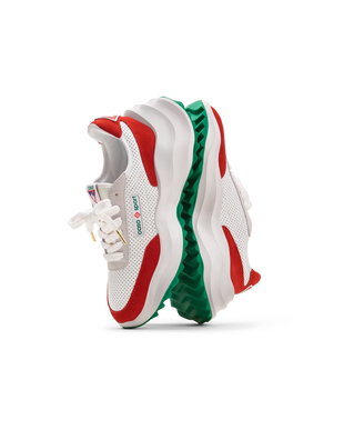 Men's Atlantis White & Red Sneaker